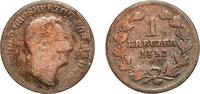Grand Duchy of Baden &frac12; Kreuzer 1852 Staatliche M&uuml;nze Baden-W&uuml;rt Germany ... 4,40 EUR  zzgl. 10,00 EUR Versand