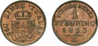 Kingdom of Prussia 1 Pfennig 1853 A Berlin Mint Germany Kingdom of Pruss... 8,80 EUR  zzgl. 10,00 EUR Versand