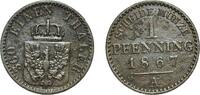 Kingdom of Prussia 1 Pfennig 1867 A Berlin Mint Germany Kingdom of Pruss... 4,40 EUR  zzgl. 10,00 EUR Versand