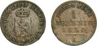 Principality of Reuss-Schleiz 1 Pfennig 1850 A Berlin Mint Germany Princ... 8,80 EUR  zzgl. 10,00 EUR Versand