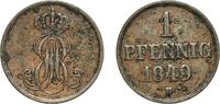 Kingdom of Hannover 1 Pfennig 1849 B Hanover Mint Germany Kingdom of Han... 8,80 EUR  zzgl. 10,00 EUR Versand