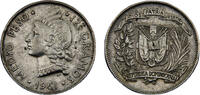 Dominican Republic 1/2 Peso Dominican Third Republic 1961 1/2 Peso -
