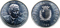 Malta 2 Liri Malta Republic 1989 2 Liri 25th Anniversary of Independence -