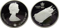 Canada 20 Dollars Canada Commonwealth Elizabeth II 1987 20 Dollars 1988 Winter Olympics, Calgary, Bobsled -