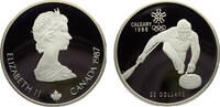 Canada 20 Dollars Canada Commonwealth Elizabeth II 1987 20 Dollars 1988 Winter Olympics, Calgary, Curling -