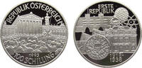 Austria 100 Schilling Austria Second Republic 1995 100 Schilling Millennium Series 996-1996, First Republic -