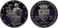 Andorra 10 Diners Andorra Principalty Joan Martí i Alanis 1997 10 Diners 40th Anniversary of the Treaty of Rome -