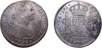 Peru 8 Reales Peru Spanish colony 1798 LIMAE IJ 8 Reales - Carlos IV ORIGINAL GLOSS Silver (.896) Lima Mint (4654000) 27.4g XF KM97 -