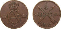 Sweden ¼ Skilling Sweden Kingdom 1807 ¼ Skilling - Gustav IV Adolf (Avesta mint) Copper (641280) 7.23g XF KM 564 -