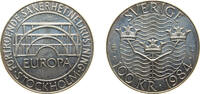 Sweden 100 Kronor Sweden Kingdom 1984 E 100 Kronor - Carl XVI Gustaf (Stockholm Conference) Silver (.925) (Copper .075) Myntverket Mint (300000) 1 -