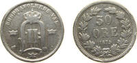 Sweden 50 Öre Sweden Kingdom 1875 ST 50 Öre - Oscar II Silver (.600) Stockholm Mint (1908354) 5g VF KM 740 -