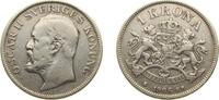 Sweden 1 Krona Sweden Kingdom 1906 EB 1 Krona - Oscar II Silver (.800) Stockholm Mint (426939) 7.5g VF KM 772 -