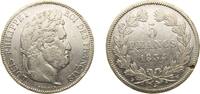 France 5 Francs France Kingdom 1834 W 5 Francs - Louis-Philippe I Silver (.900) Lille Mint (11729892) 25g VF KM 749.13 F 324 Gad 678 -