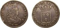 France ⅓ d'écu France Kingdom 1720 A ⅓ Ecu - Louis XV Silver (.917) Paris Mint 8g VF Dy royales 1667 GadR 306 Ciani 2109 -