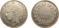 France 5 Francs France Third Republic 1871 K 5 Francs Silver (.900) Bordeaux Mint (604313) 25g VF F 332 Gad 742 KM 818.2 -