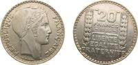 France 20 Francs France Third Republic 1933 20 Francs Silver (.680) (24447048) 20g AU F 400 F 400A Gad 852 KM 879 -