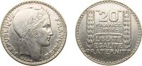 France 20 Francs France Third Republic 1938 20 Francs Silver (.680) (10462216) 20g AU F 400 F 400A Gad 852 KM 879 -