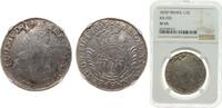 France 60 Sols France Kingdom 1693 P ½ Ecu - Louis XIV Silver (.917) Dijon Mint (370773) 13.725g NGC XF45 Top Pop Dy royales 1521 Ciani 1895 -