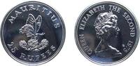 Mauritius 25 Rupees Mauritius Constitutional Monarchy Within The Commonwealth 1975 25 Rupees - Elizabeth II (2nd portrait; Conservation) Silver (.50 -