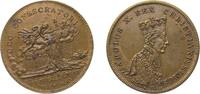 France Jeton France Kingdom 1825 Jeton - Charles X (Coronation) Brass 7.5g AU -