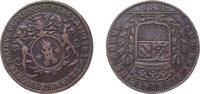 France NULL France Kingdom 1713 Medal - Bugundy Mayor of Dijon (Nicolas Labotte) Copper 7.9g XF -