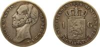 Netherlands 1 Gulden Netherlands Kingdom 1845 1 Gulden - Willem II Silver (.945) Utrecht Mint (3802556) 9.75g VF KM 66 -