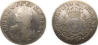France 120 Sols France Kingdom 1733 E 1 Écu - Louis XV Silver (.917) Tours Mint (145019) 28.7g VF Dy royales 1675 GadR 321 KM 486 Ciani 2117 -