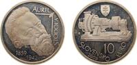 Slovakia 10 Euro Slovakia Republic 2009 10 Euro (Aurel Stodola) Silver (.900) Kremnica Mint (13300) 18g PF KM 108 -