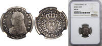France 1⁄20 Ecu France 1733 (9) 1⁄20 Ecu - Louis XV Silver (.917) RENES (62000) 1.474g NGC VG10 Dy royales 1679 Ciani 2121 -