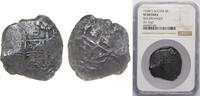 1734 E Potosi Mint Bolivia 1734 E 8 Reales - Philip V Silver (.917) Potosi Mint 27.067g NGC VF KM 31