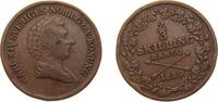 Sweden ⅔ Skilling Banco Sweden Kingdom 1839 ⅔ Skilling Banco - Carl XIV Johan Copper (654336) 7.7g VF KM 641 -