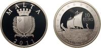 Malta 10 Euro Malta Republic 2011 10 Euro (The Phoenicians in Malta) Silver (.925) Utrecht Mint (10000) 28.28g PF KM 142 -