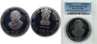 India 150 Rupees India Republic 2011 150 Rupees (Rabindranath Tagore) Silver (.500) Calcutta Mint 35g PCGS PR 66 KM 416 -