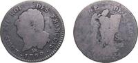 France 30 Sols France Kingdom 1792 A 30 Sols - Louis XVI (FRANÇOIS) Silver (.666) Paris Mint 8.2g VF Dy royales 1720 Gad 39 KM 606 Ciani 2241 -
