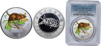 China 10 Yuan China People's Republic of China 2008 10 Yuan (Year of the Rat; Colored) Silver (.999) (100000) 31.104g PCGS PR 69 KM 1830 -