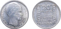 France 20 Francs France Third Republic 1933 20 Francs Silver (.680) Paris Mint (24447048) 19.94g UNC KM 879 -