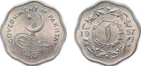 Pakistan 1 Anna Pakistan Dominion 1957 1 Anna Copper-nickel (12500000) 2.9g UNC KM 14 Schön 14 -