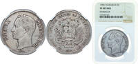 Venezuela 5 Bolivars Venezuela 1904 5 Bolívares Silver (.900) (200000) 25g NGC VF Y 24 KM 24 -