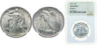 United States ½ Dollar United States Federal republic 1943 ½ Dollar Walking Liberty Half Dollar Silver (.900) Philadelphia Mint (53200000) 12.5g NGC -