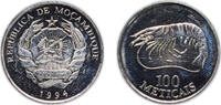Mozambique 100 Meticais Mozambique Republic 1994 100 Meticais Nickel clad steel 7.08g UNC KM 120 -