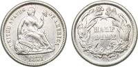 United States 5 Cents United States 1871 ½ Dime - Seated Liberty Half Dime (obverse legend) Silver (.900) (.100 copper) Philadelphia Mint (1873000) -