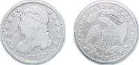 United States 1 Dime United States Federal republic 1829 10 Cents Liberty Cap Dime (2nd variety) Silver (.8924) (.1076 copper) 2.7g VF KM 48 -
