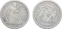 United States ½ Dollar United States Federal republic 1873 S ½ Dollar Seated Liberty Half Dollar (with motto, with date arrows) Silver (.900) (228000 -