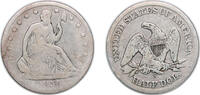 United States ½ Dollar United States Federal republic 1859 S ½ Dollar Seated Liberty Half Dollar (without date arrows) Silver (.900) San Francisco Mi -