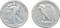 United States ½ Dollar United States Federal republic 1919 S ½ Dollar Walking Liberty Half Dollar Silver (.900) (1800000) 12.03g F KM 142 Schön 136 -