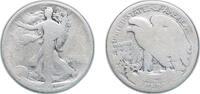 United States ½ Dollar United States Federal republic 1921 ½ Dollar Walking Liberty Half Dollar Silver (.900) (246000) 11.75g VG KM 142 Schön 136 -