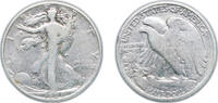 United States ½ Dollar United States Federal republic 1929 D ½ Dollar Walking Liberty Half Dollar Silver (.900) Denver Mint (1000000) 12.5g VF KM 142 -