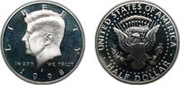 United States 50 Cents United States Federal republic 1998 S ½ Dollar Kennedy Half Dollar (Silver Proof Issue) Silver (.900) San Francisco Mint (8787 -