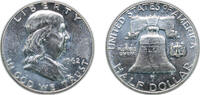 United States ½ Dollar United States Federal republic 1962 ½ Dollar Franklin Half Dollar Silver (.900) (3218019) 12.5g PF KM 199 Schön 200 -