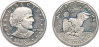 United States 1 Dollar United States Federal republic 1981 S 1 Dollar Susan B. Anthony Dollar Copper-nickel clad copper 8.1g PF KM 207 Schön 208 -